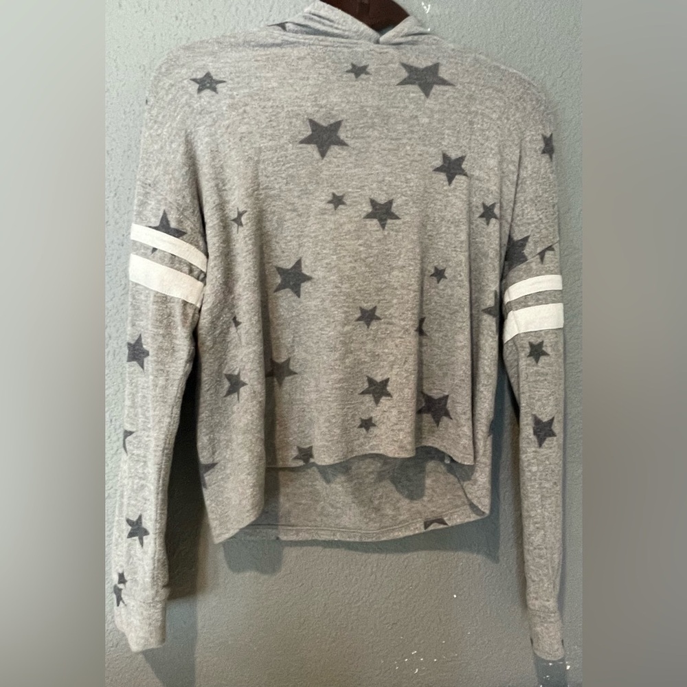 Cozy Gray Star Kids Pajama Set